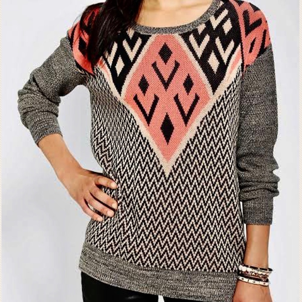 Urban Outfitters tribal knit pull over sweater